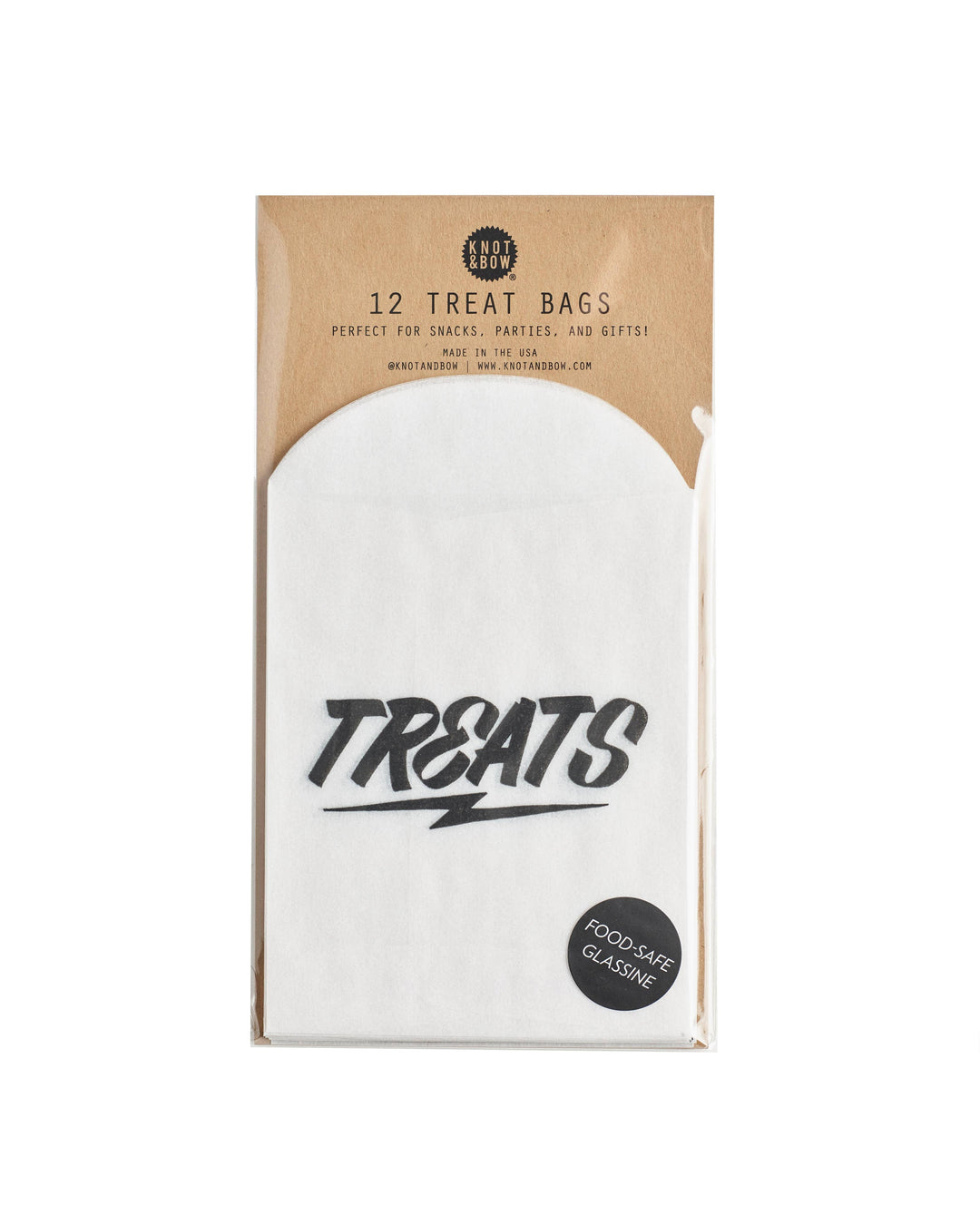 TREATS GLASSINE TREAT BAGS Knot & Bow Treat Bags Bonjour Fete - Party Supplies