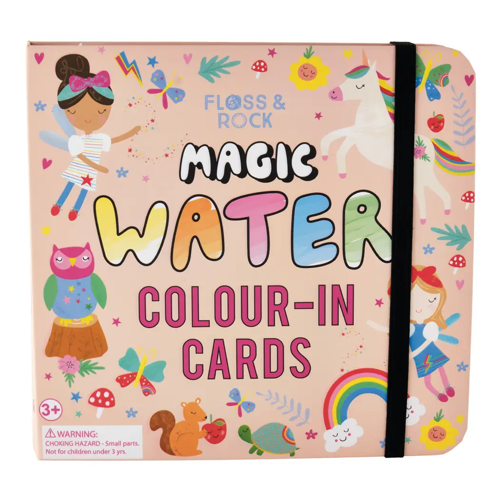 RAINBOW FAIRY THEMED WATER COLORING ACTIVITY Floss & Rock Toy Bonjour Fete - Party Supplies