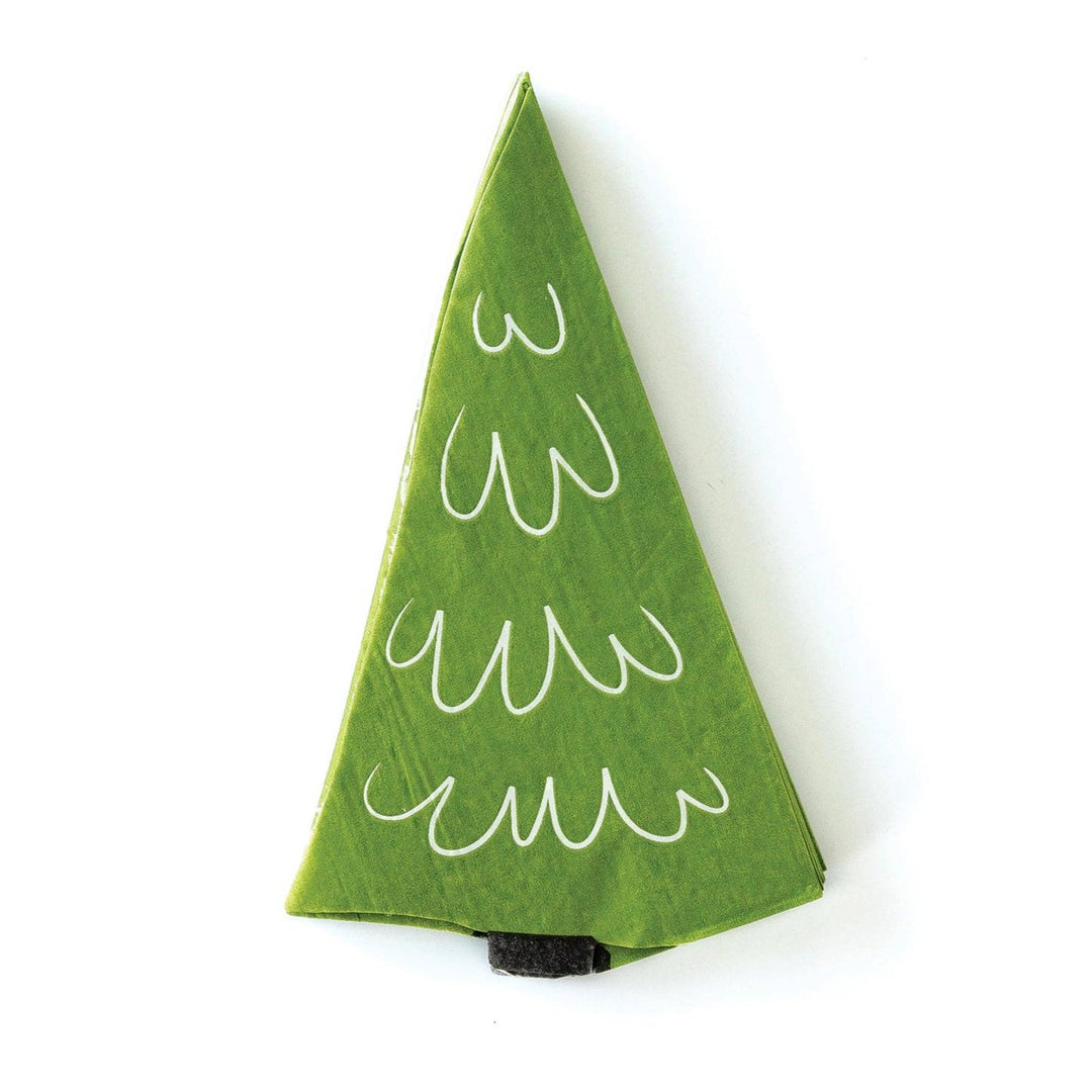 ADV838 -  Adventure Tree Shaped Napkin My Mind’s Eye Bonjour Fete - Party Supplies