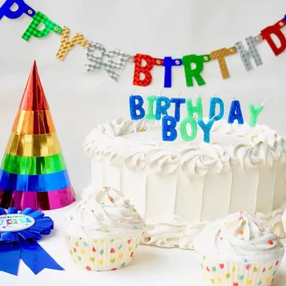 RAINBOW FOIL PARTY HATS Party Partners Party Hats & Sashes Bonjour Fete - Party Supplies