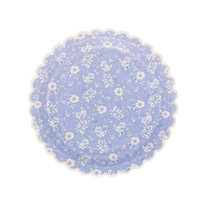 Lavender Liberty Floral Scalloped Plates Bonjour Fete Party Supplies Easter Party Supplies