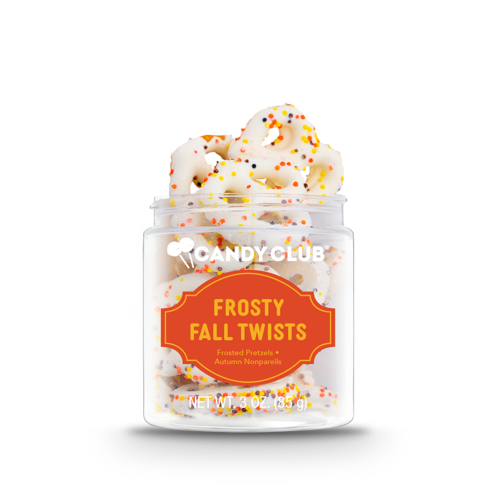 FROSTY FALL TWISTS PRETZELS Candy Club Halloween Baking & Sweets Bonjour Fete - Party Supplies