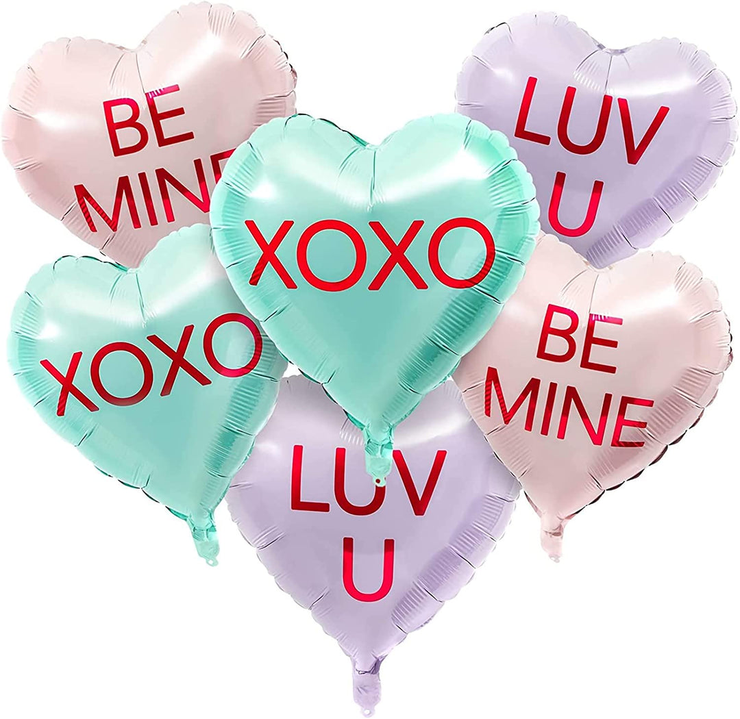 CONVERSATION HEART BALLOON Bonjour Fête  Bonjour Fete - Party Supplies
