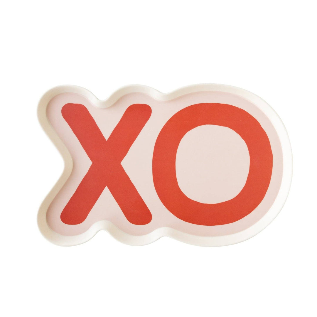 XO Bamboo Tray Bonjour Fete Party Supplies Valentine's Day Party Supplies