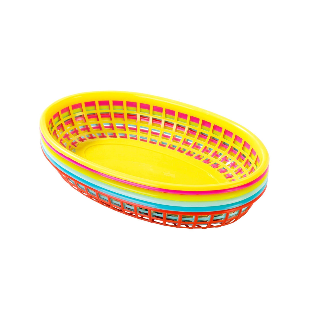 FIESTA CUBAN FOOD BASKET Talking Tables Plates Bonjour Fete - Party Supplies