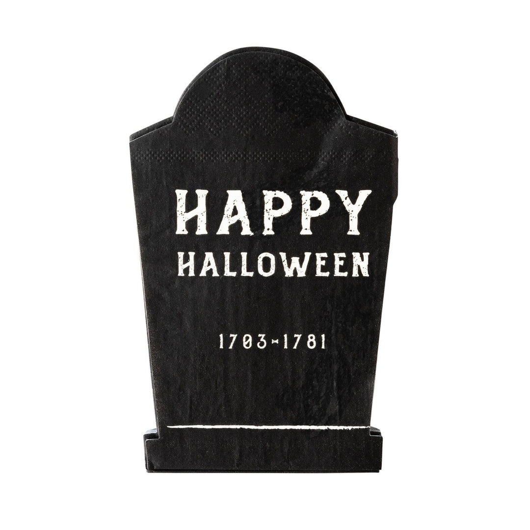 Tombstone Shaped Guest Towels Bonjour Fete Party Supplies Halloween Party Supplies