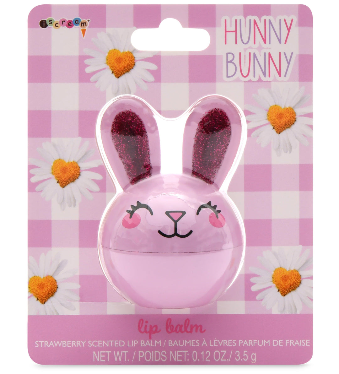 BUNNY SHAPED LIP BALM Iscream Easter Gifts & Basket Fillers Bonjour Fete - Party Supplies