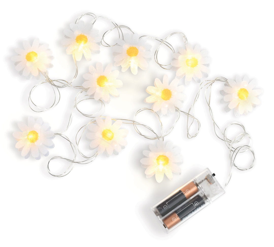 DAISY STRING LIGHTS Iscream Easter Gifts & Basket Fillers Bonjour Fete - Party Supplies