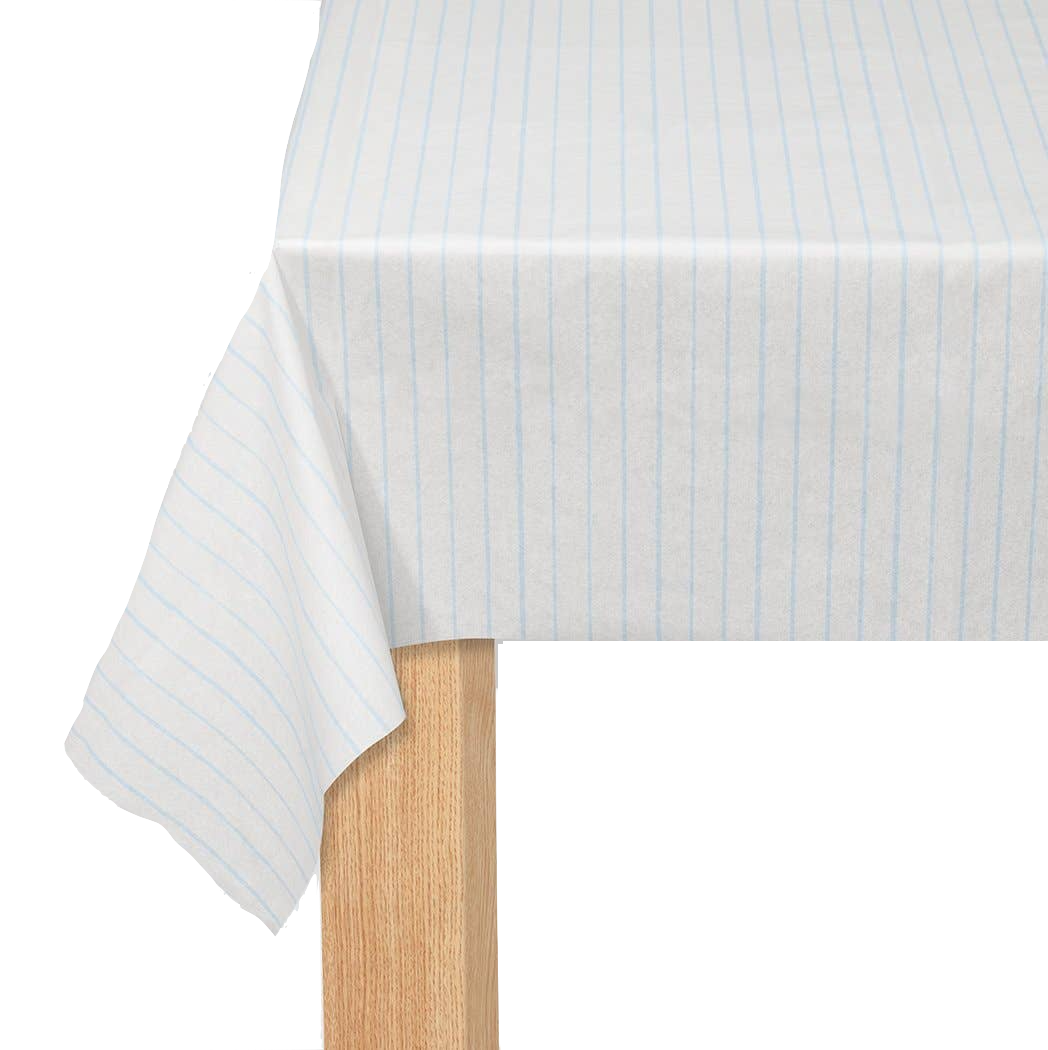 BLUE PINSTRIPE PAPER TABLECLOTH Coterie Party Supplies Table Covers & Placemats Bonjour Fete - Party Supplies