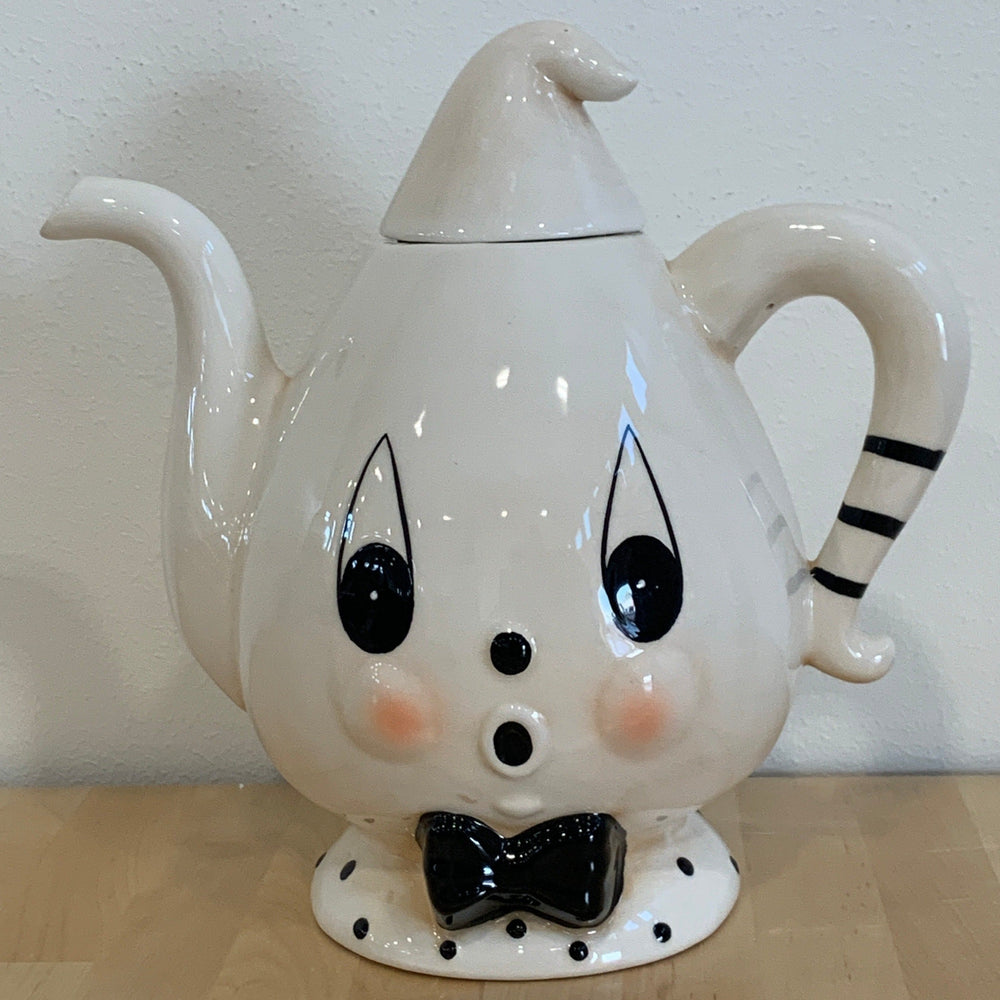 BOO TEAPOT Transpac Halloween Home Decor Bonjour Fete - Party Supplies