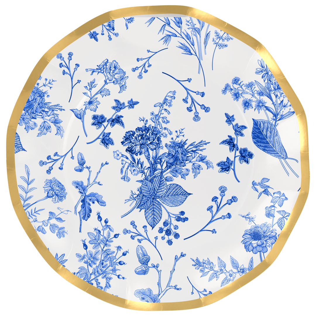TIMELESS WAVY DINNER PLATE Sophistiplate Plates Bonjour Fete - Party Supplies