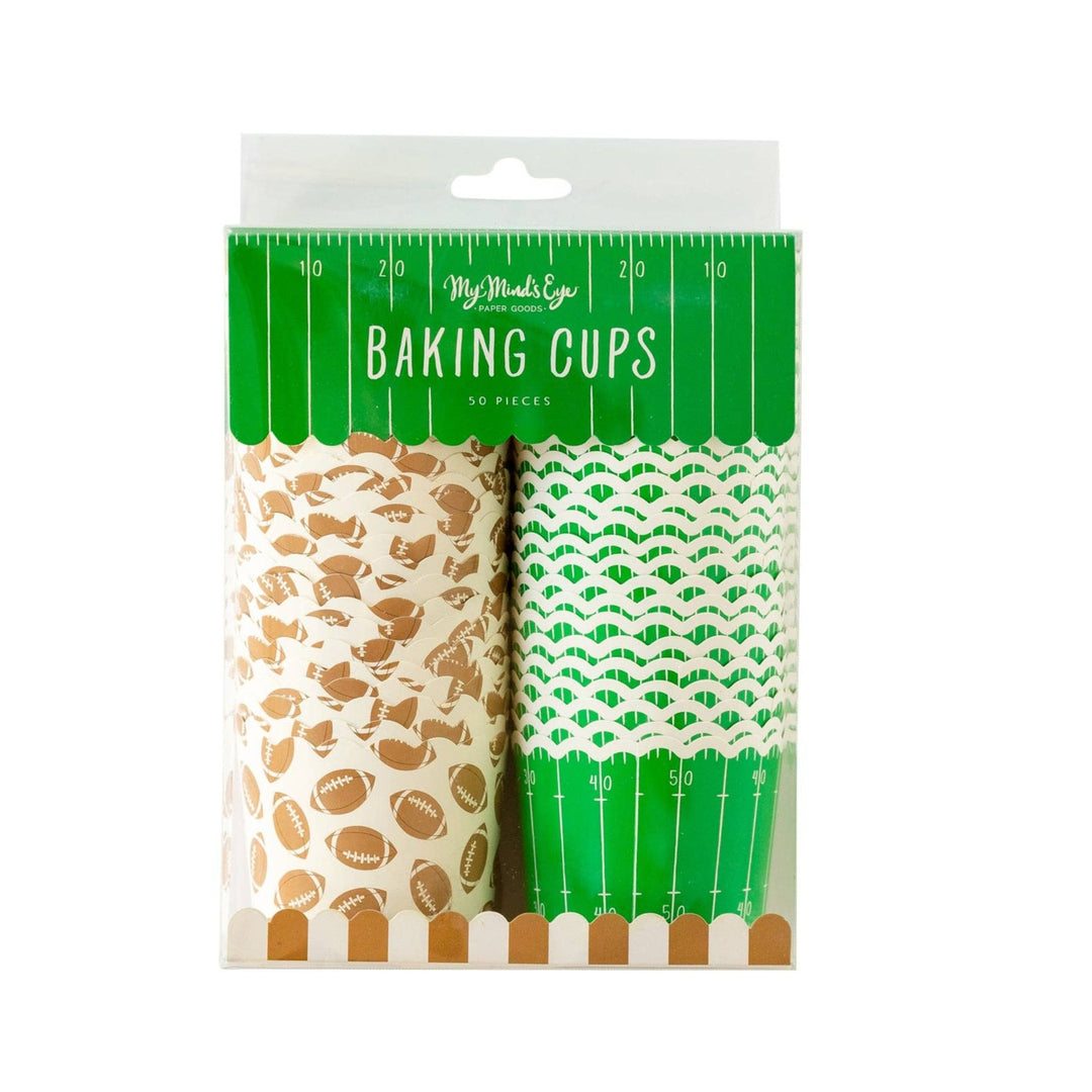 PLCC885 - Football Food Cups My Mind’s Eye Bonjour Fete - Party Supplies