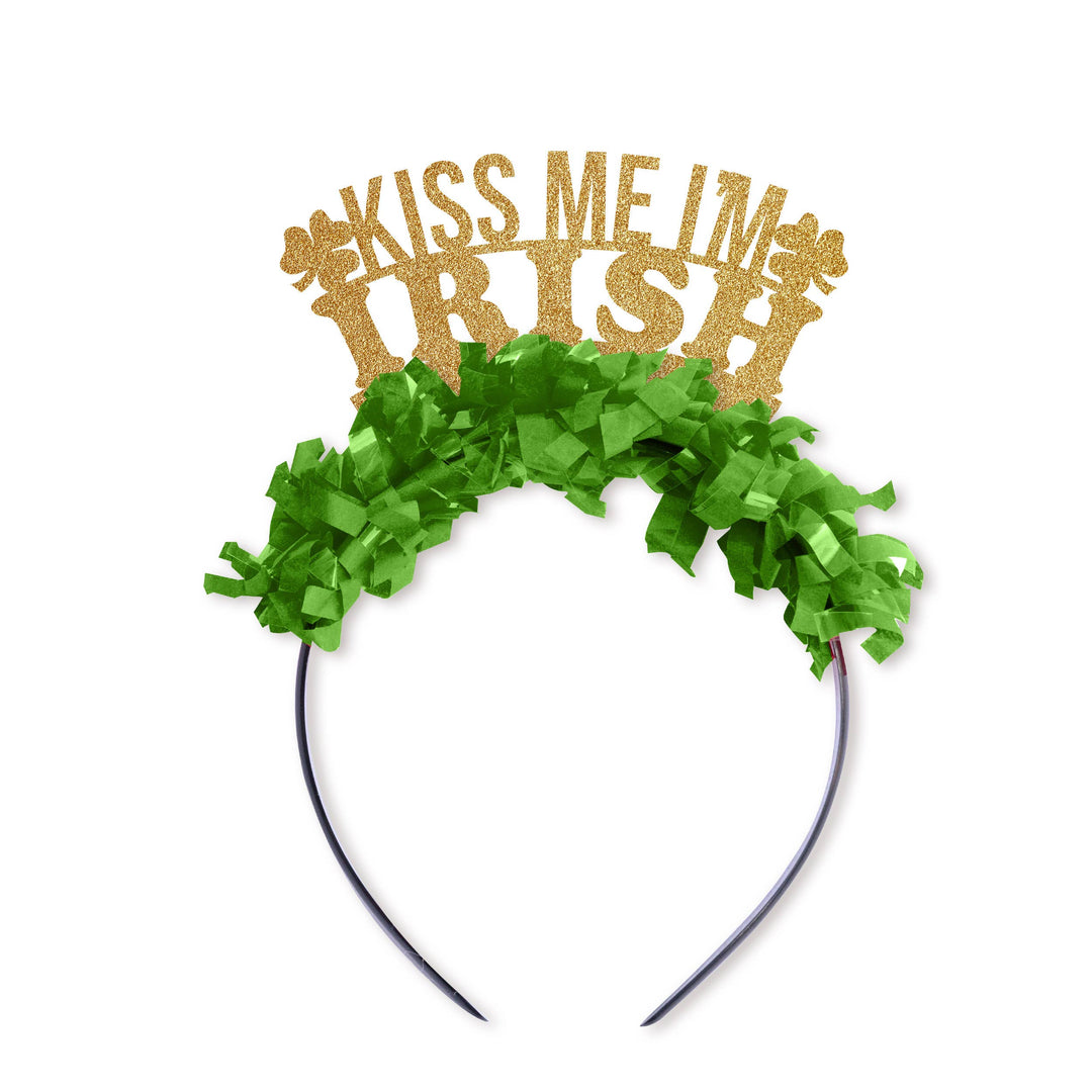 Kiss Me I'm Irish St. Patricks Day Party Headband Festive Gal Bonjour Fete - Party Supplies