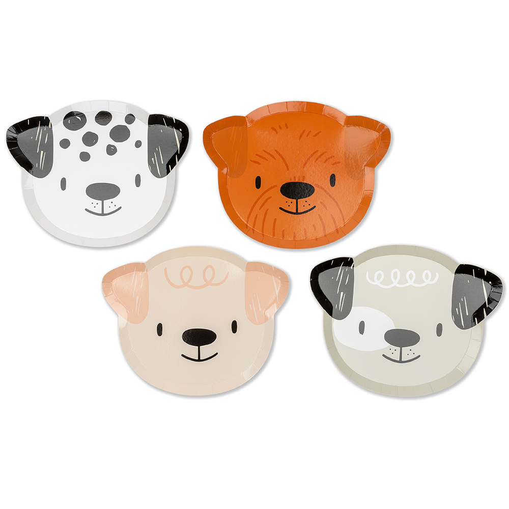 BOW WOW LARGE PLATES Jollity & Co. + Daydream Society Bonjour Fete - Party Supplies