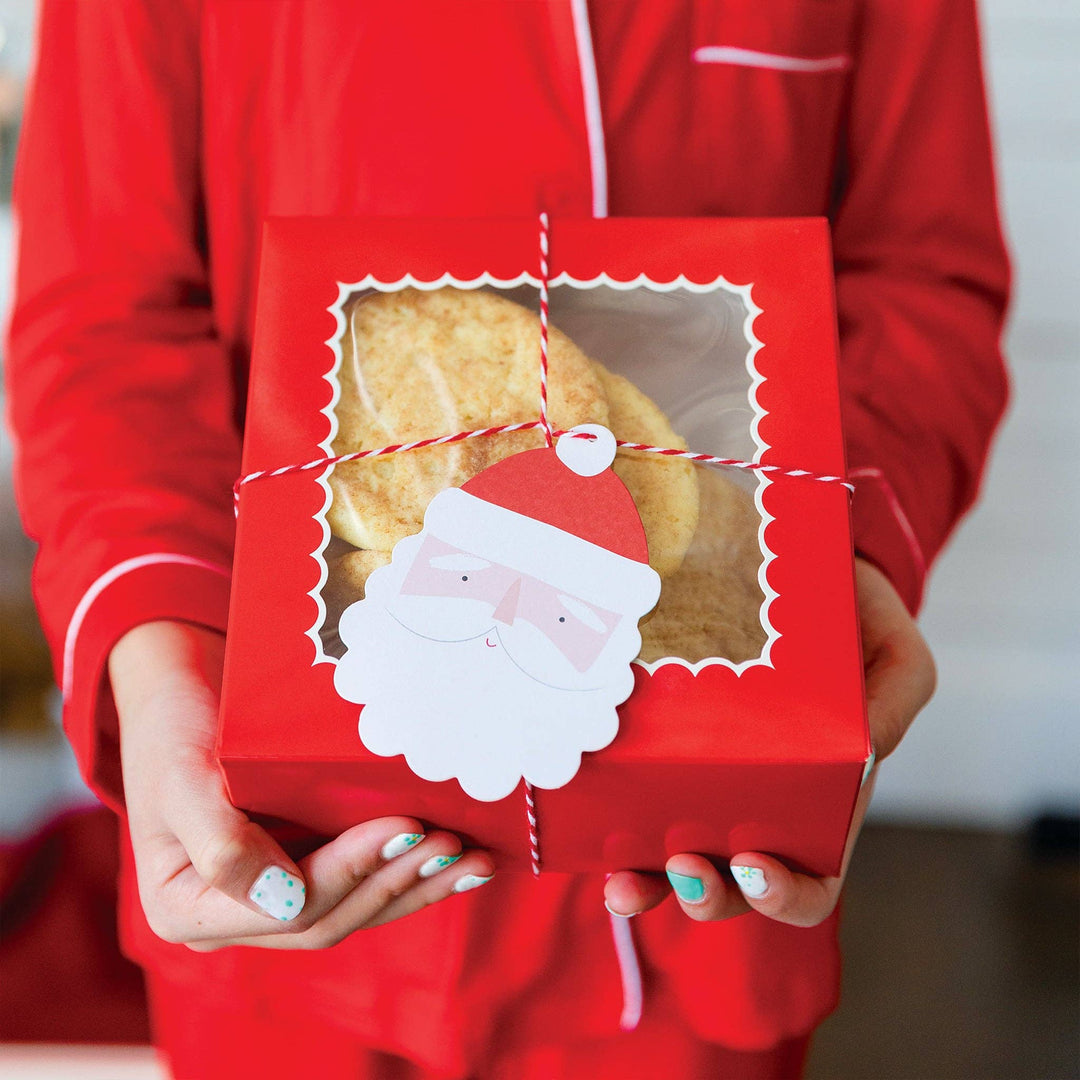 PRESALE CHRISTMAS SHIPPING MID OCTOBER - BEC910 - Believe Santa Cookie Box My Mind’s Eye 0 Faire Bonjour Fete - Party Supplies
