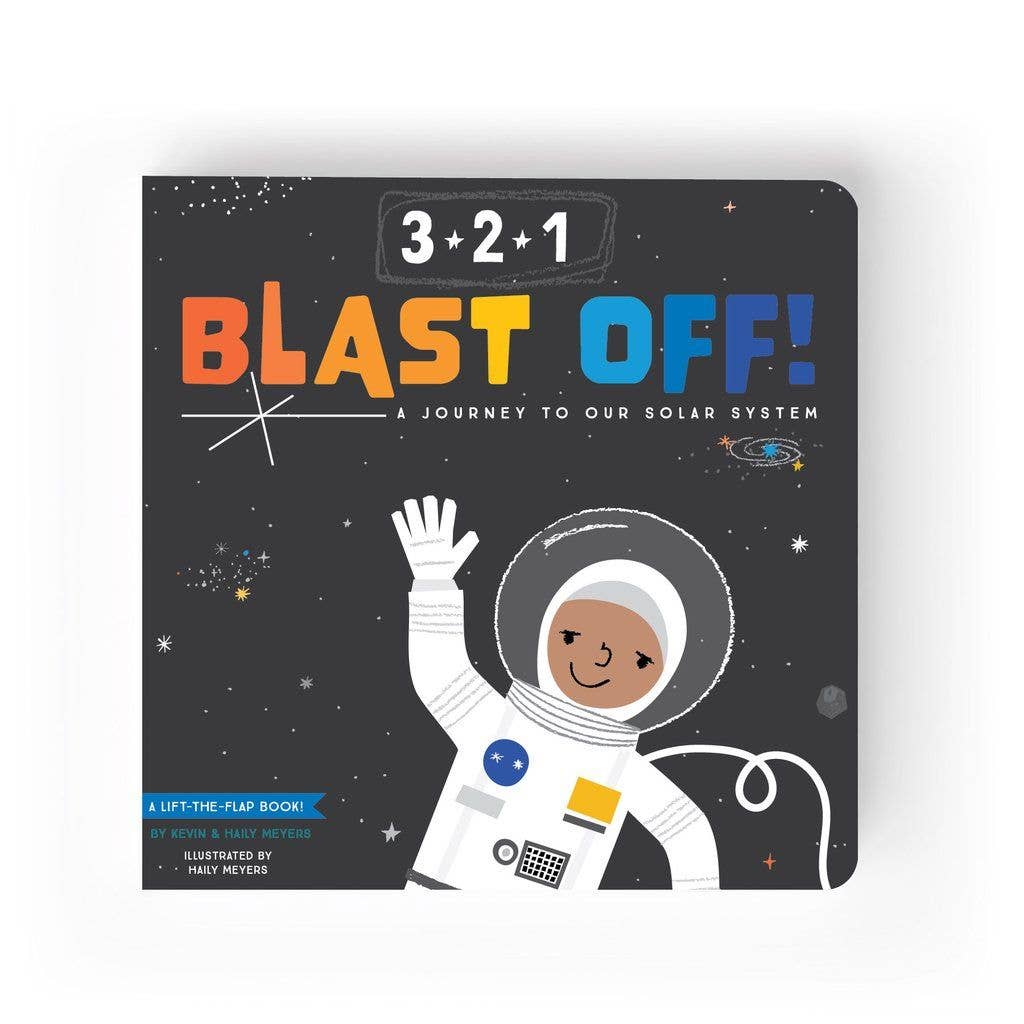 3-2-1 Blast Off Children's Book Lucy Darling Bonjour Fete - Party Supplies