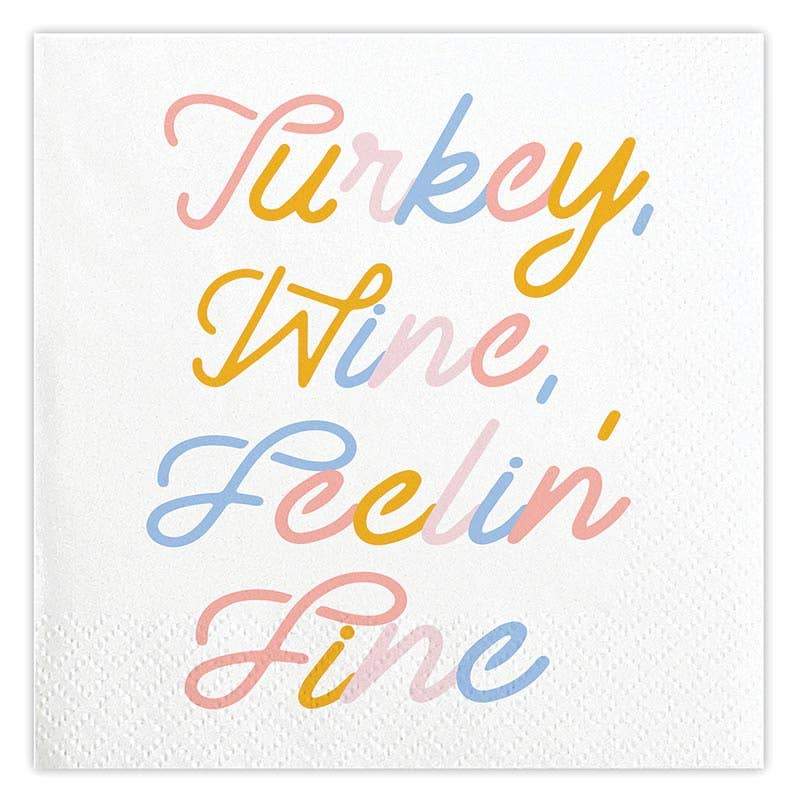 5" NPKN-Turky Wine Fine 20ct Slant Collections by Creative Brands Bonjour Fete - Party Supplies