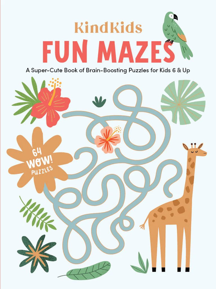 KINDKIDS FUN MAZES Schiffer Publishing Books For Kids Bonjour Fete - Party Supplies