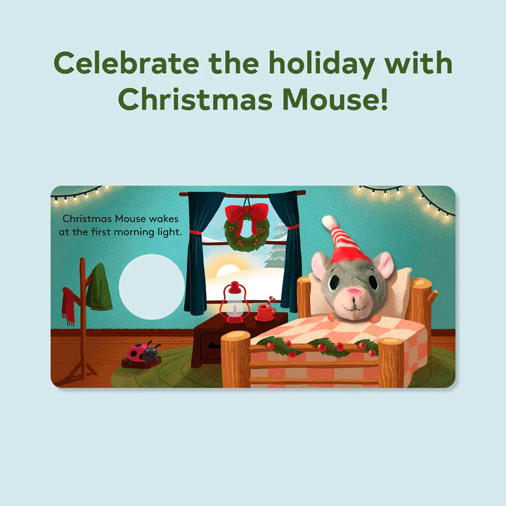 CHRISTMAS MOUSE: FINGER PUPPET BOOK Bonjour Fête  Bonjour Fete - Party Supplies