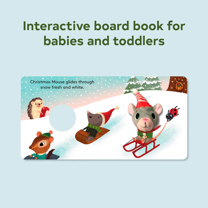CHRISTMAS MOUSE: FINGER PUPPET BOOK Bonjour Fête  Bonjour Fete - Party Supplies