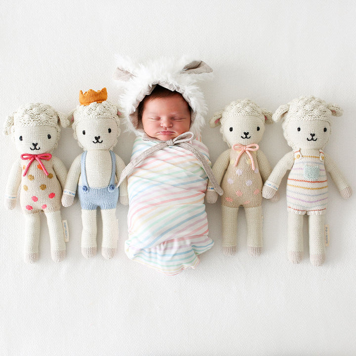 LUCY THE LAMB BY CUDDLE AND KIND Cuddle and Kind Dolls & Stuffies Bonjour Fete - Party Supplies