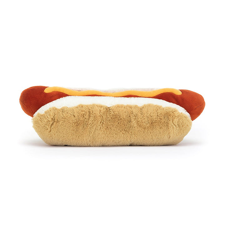 AMUSEABLE HOT DOG BY JELLYCAT Jellycat Dolls & Stuffed Animals Bonjour Fete - Party Supplies