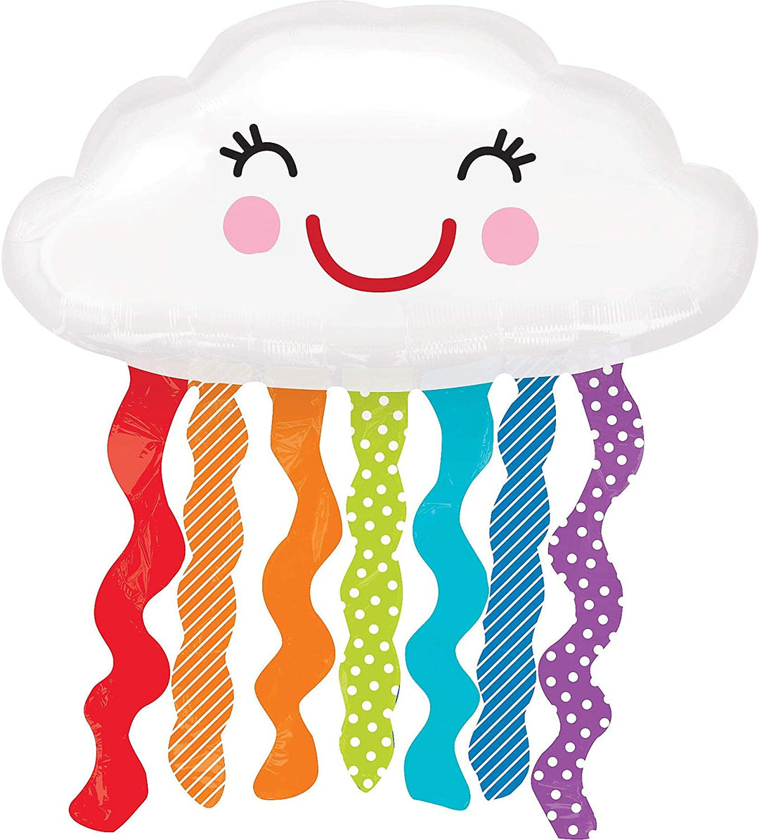 RAINBOW AND CLOUDS BALLOON Anagram Balloon Bonjour Fete - Party Supplies