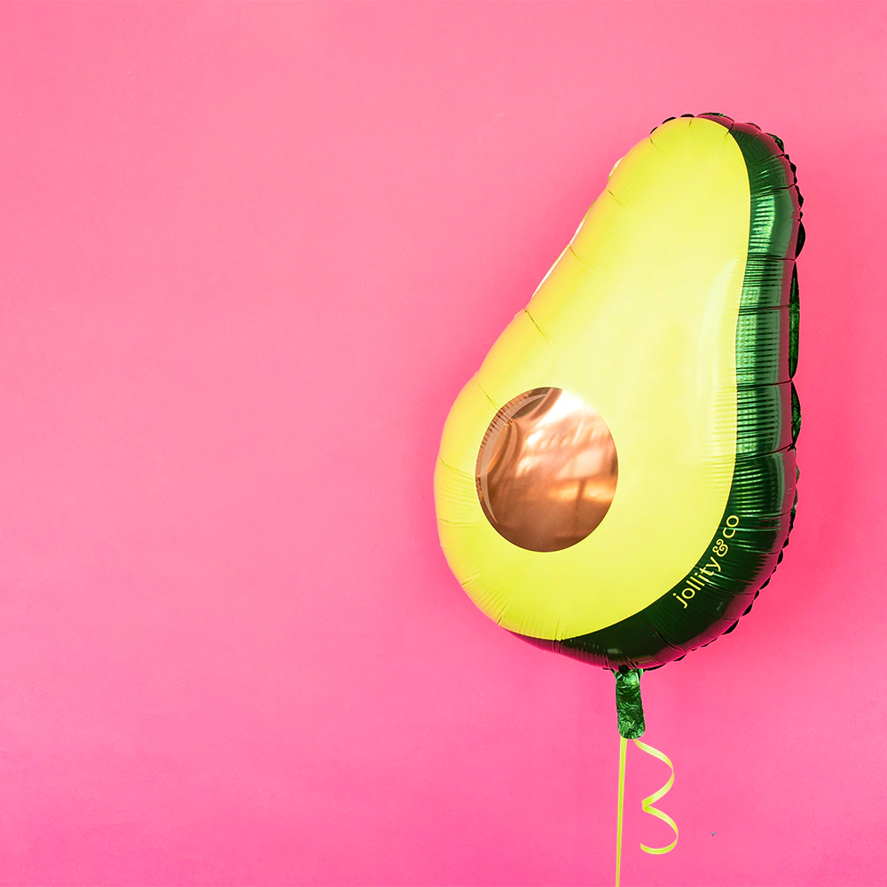 AVOCADO BALLOON Jollity & Co. Bonjour Fete - Party Supplies