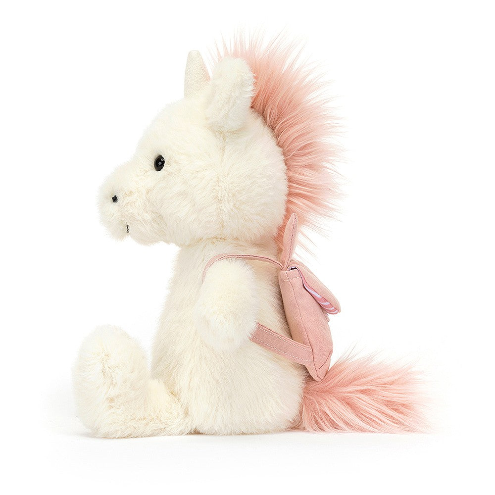 BACKPACK UNICORN BY JELLYCAT Jellycat Dolls & Stuffed Animals Bonjour Fete - Party Supplies
