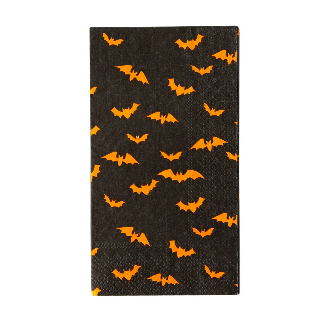 BATS GUEST TOWEL NAPKIN My Mind’s Eye Halloween Party Supplies Bonjour Fete - Party Supplies