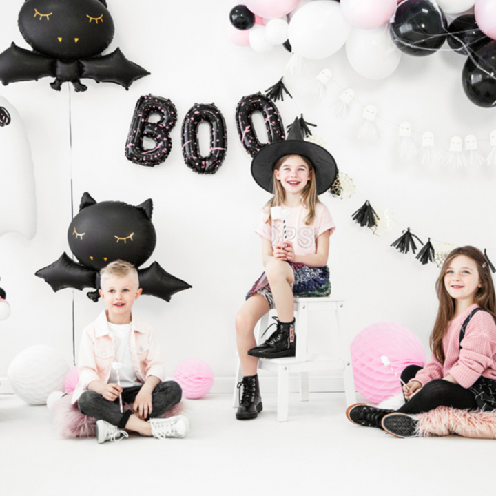 BLACK BAT BALLOON Party Deco Halloween Balloons Bonjour Fete - Party Supplies Halloween Balloons