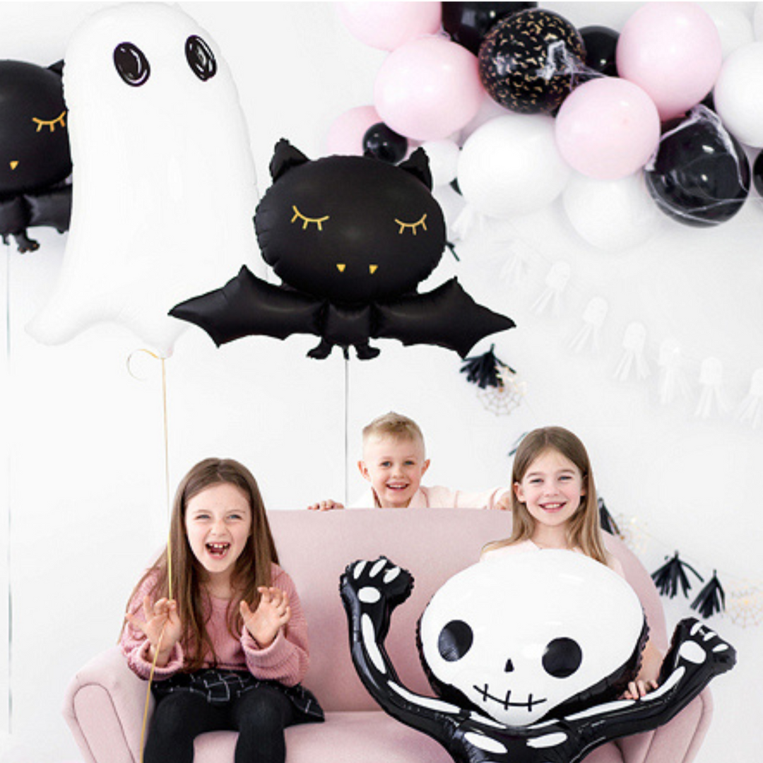 BLACK BAT BALLOON Party Deco Halloween Balloons Bonjour Fete - Party Supplies Halloween Balloons