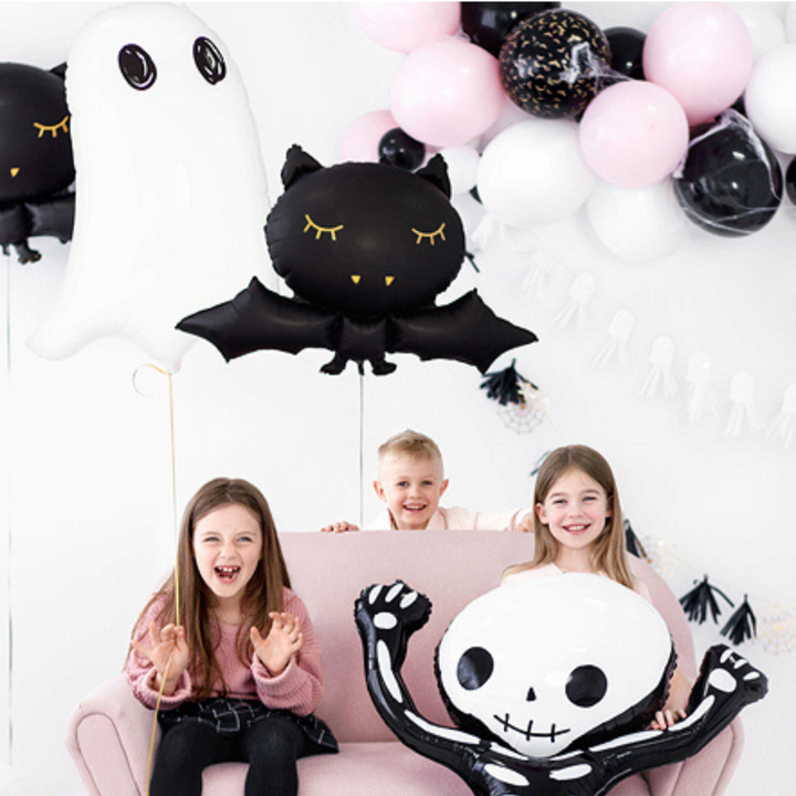 BLACK BAT BALLOON Party Deco Halloween Balloons Bonjour Fete - Party Supplies Halloween Balloons