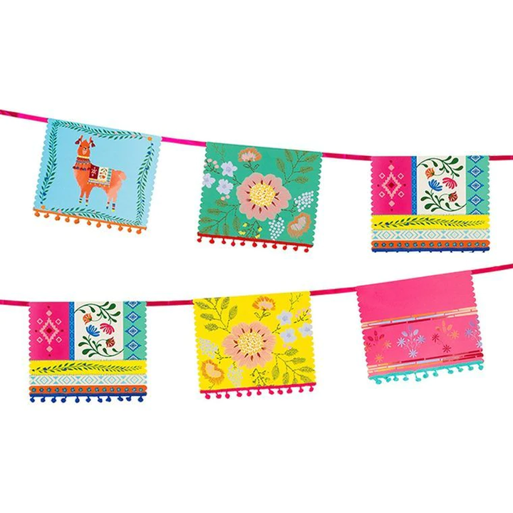 BOHO POM POM GARLAND Talking Tables Garlands & Banners Bonjour Fete - Party Supplies