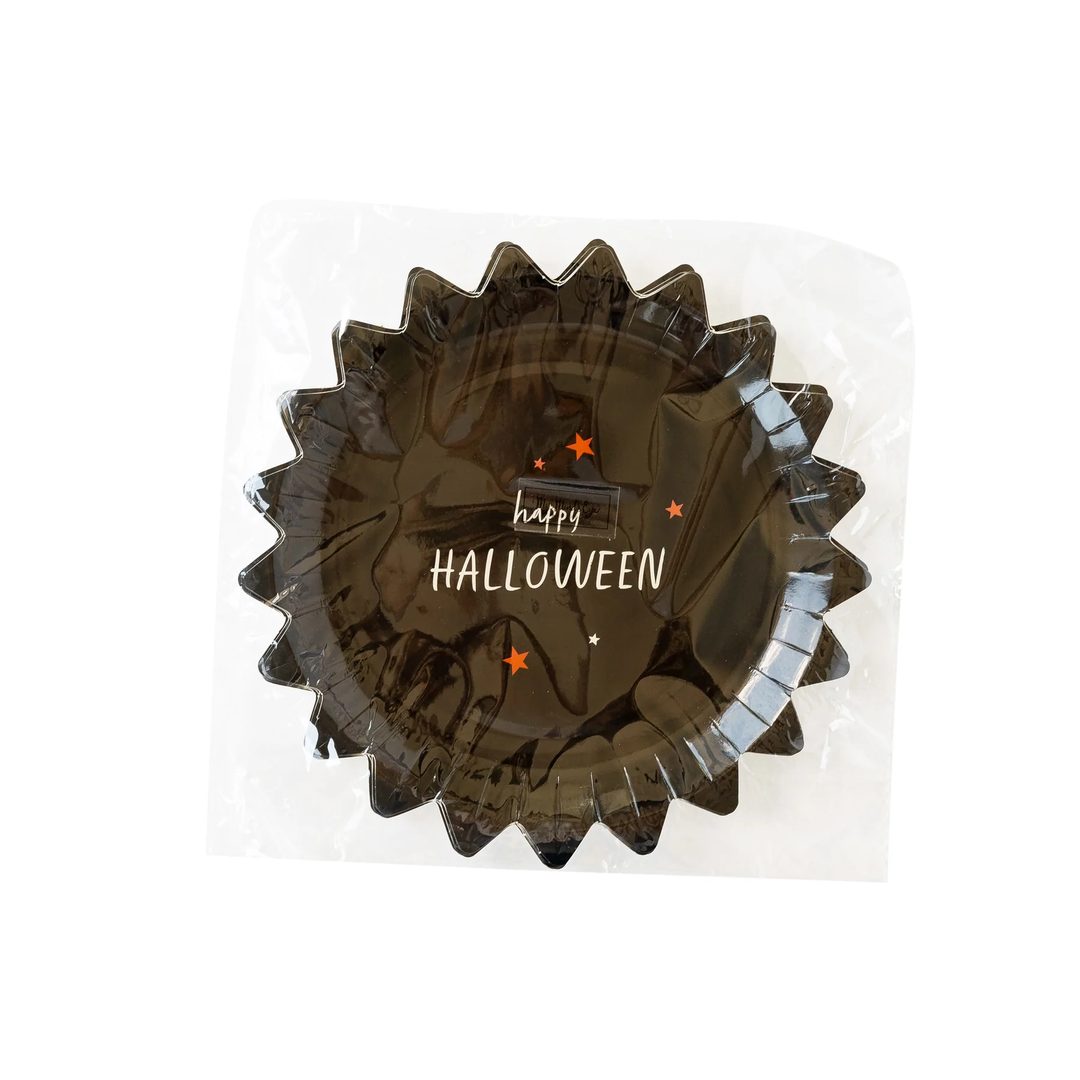 BOO CREW HAPPY HALLOWEEN PINKING PLATE My Mind’s Eye Halloween Party Supplies Bonjour Fete - Party Supplies