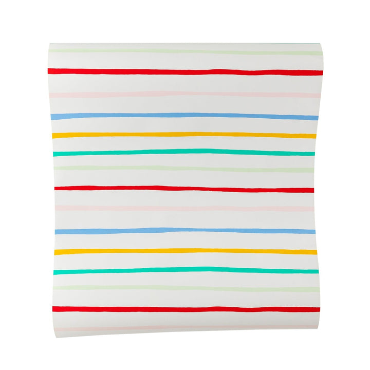 RAINBOW STRIPE TABLE RUNNER Oui Party Table Covers & Placemats Bonjour Fete - Party Supplies