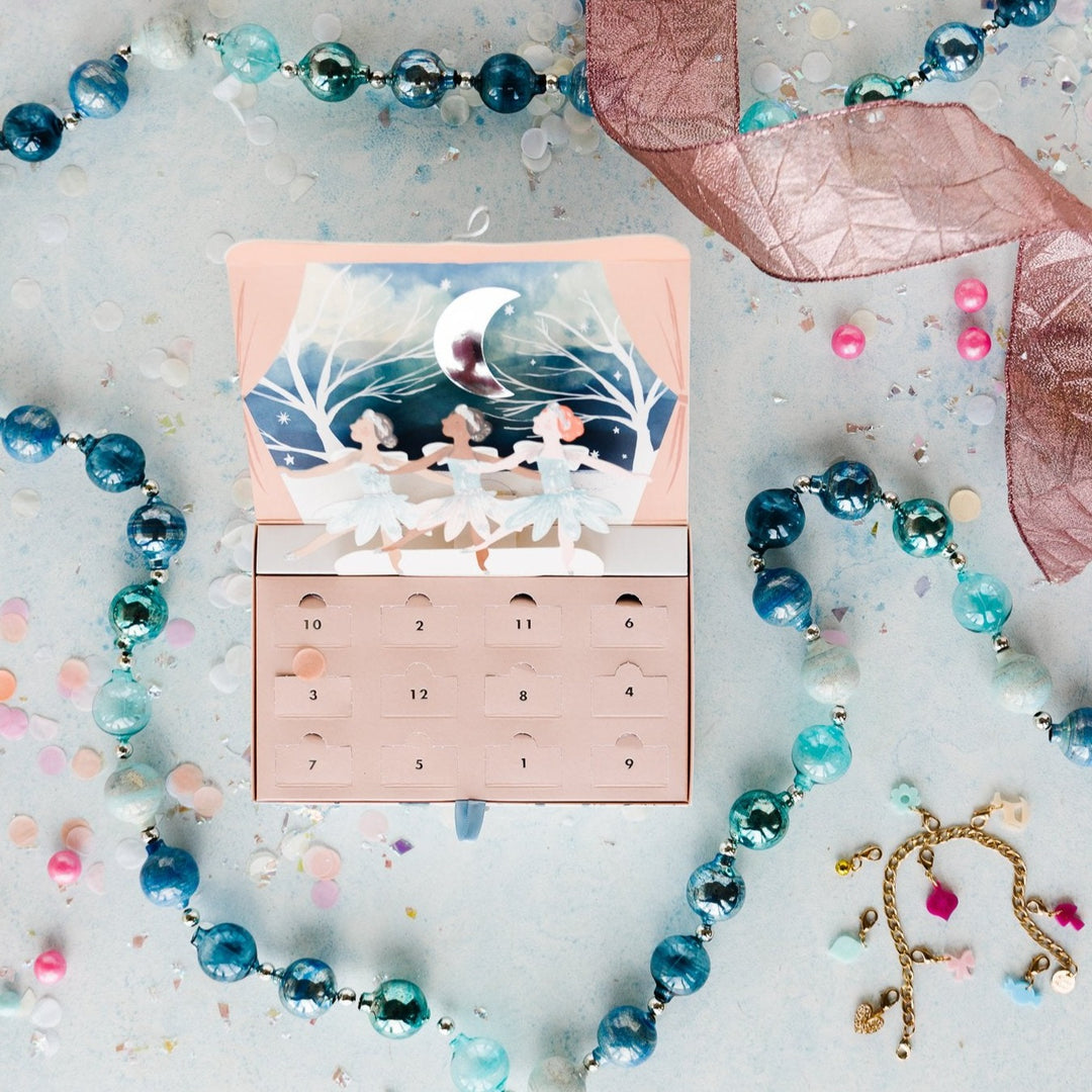 WINTER BALLERINA CHARM BRACELET ADVENT CALENDAR Meri Meri Advent Calendars Bonjour Fete - Party Supplies