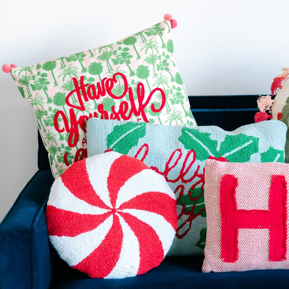 HAVE YOURSELF A MERRY LITTLE CHRISTMAS PILLOW Creative Co-op Bonjour Fete - Party Supplies