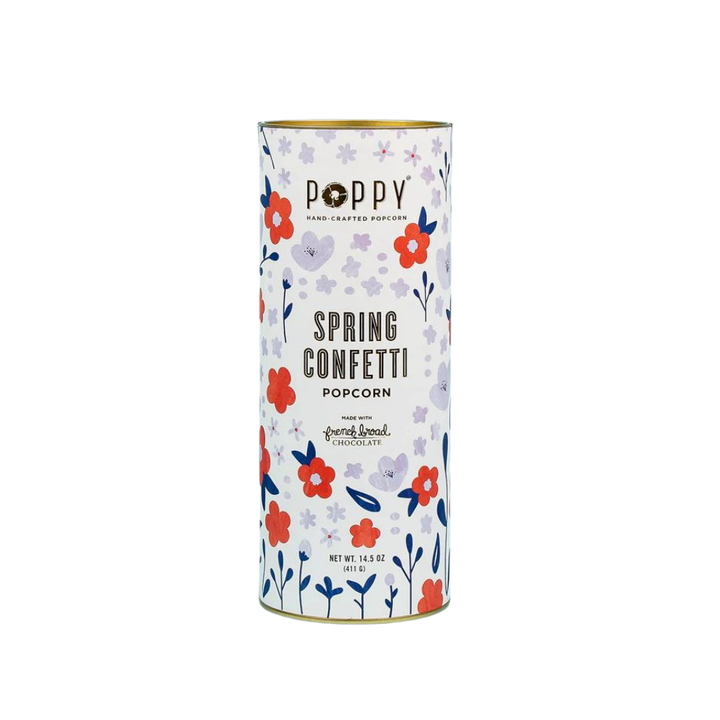 Spring Confetti Popcorn Cylinder Poppy Handcrafted Popcorn 0 Faire default Bonjour Fete - Party Supplies