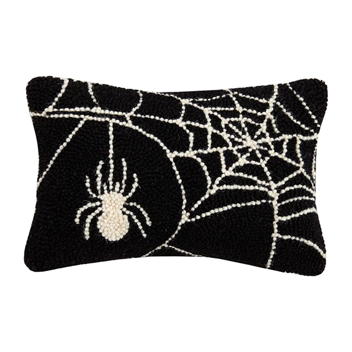 SPIDER WEB HOOK PILLOW Peking Handicraft Halloween Home Decor Bonjour Fete - Party Supplies