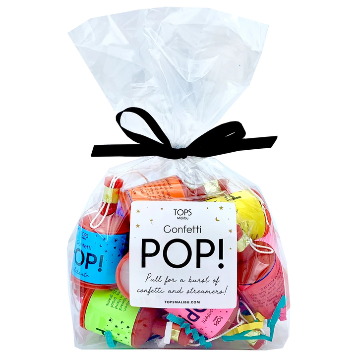 CONFETTI POP BAG TOPS MALIBU Confetti Bonjour Fete - Party Supplies