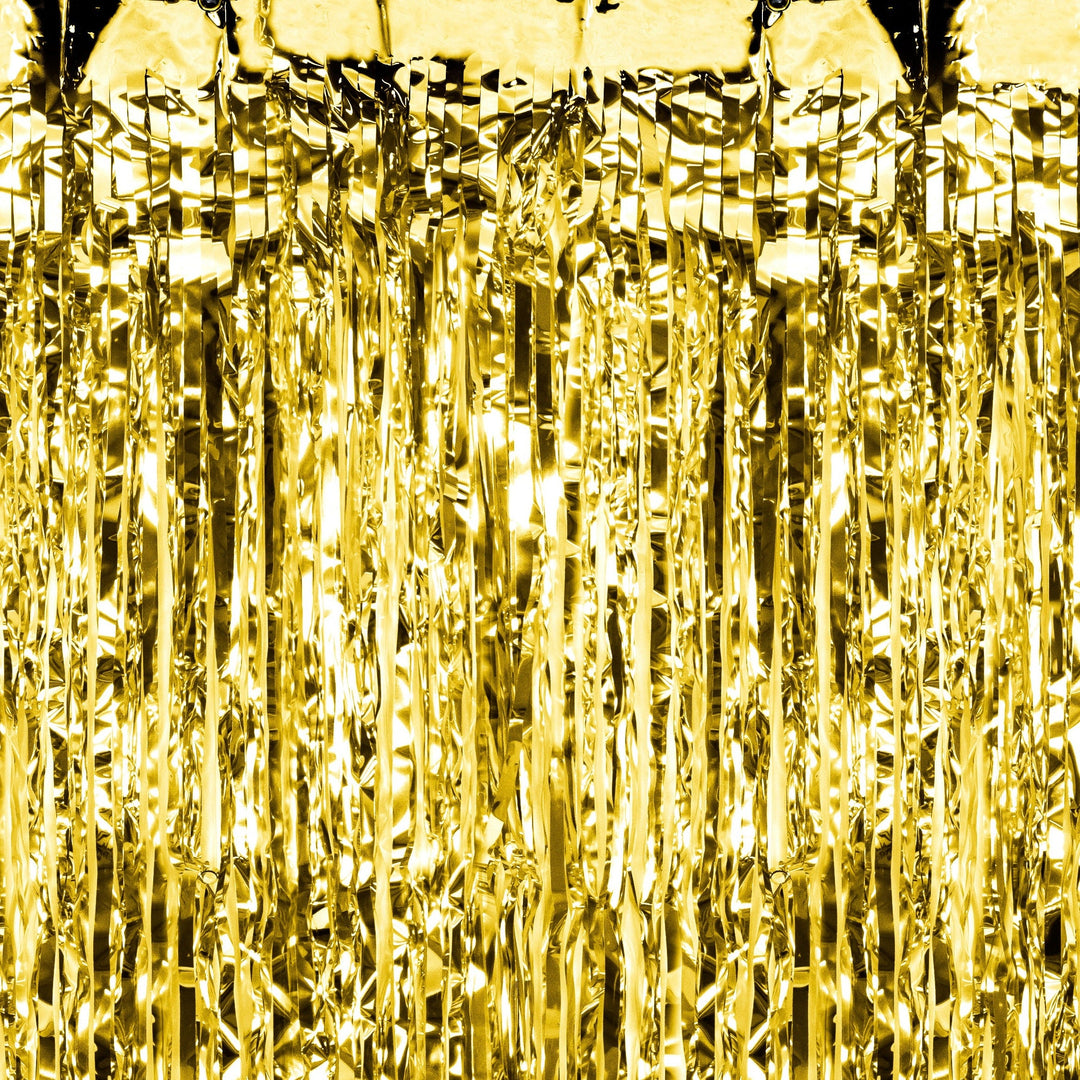 GOLD PARTY CURTAIN Party Deco Photobooth & Signage Bonjour Fete - Party Supplies