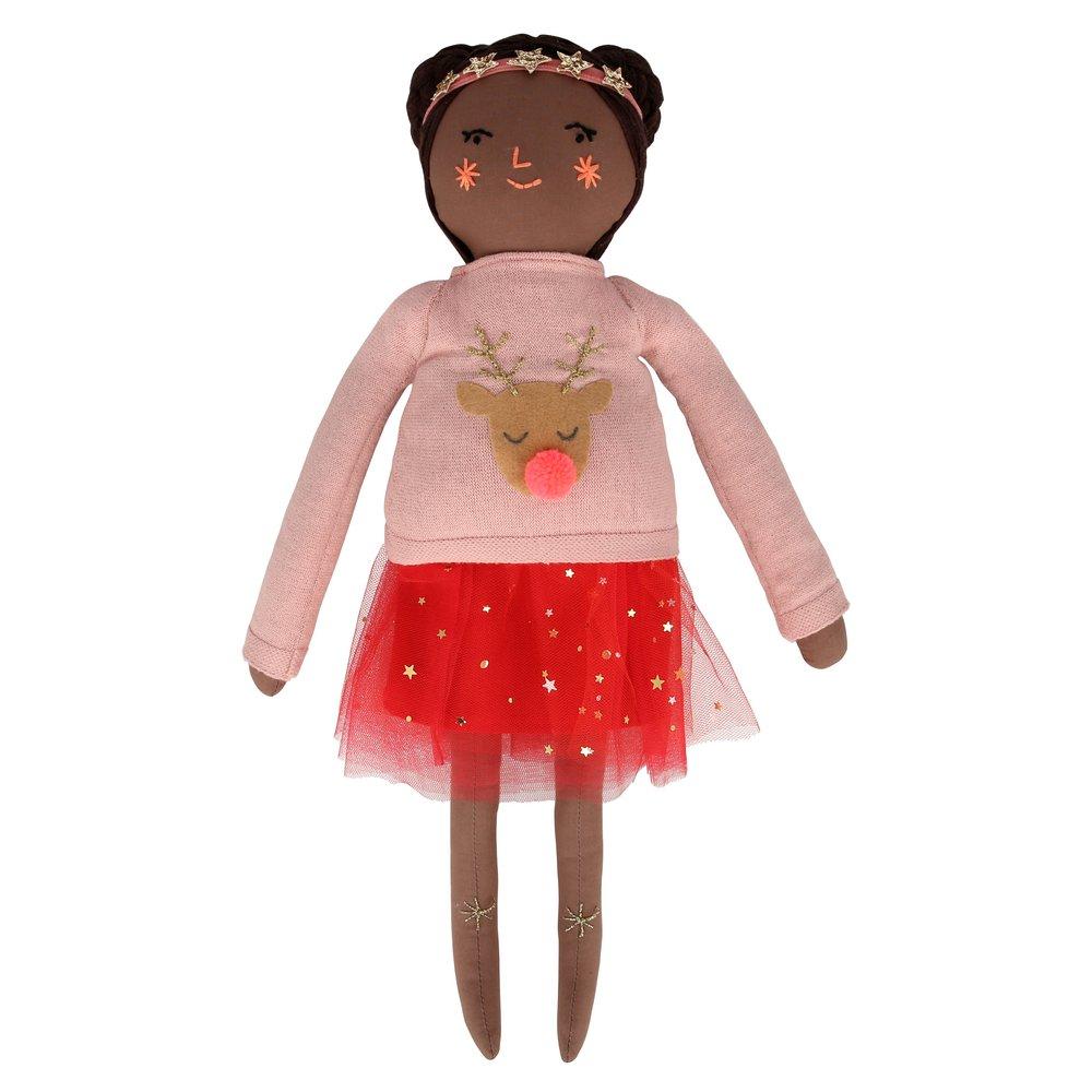 CHRISTMAS JUMPER DOLL Meri Meri Christmas Toy Bonjour Fete - Party Supplies