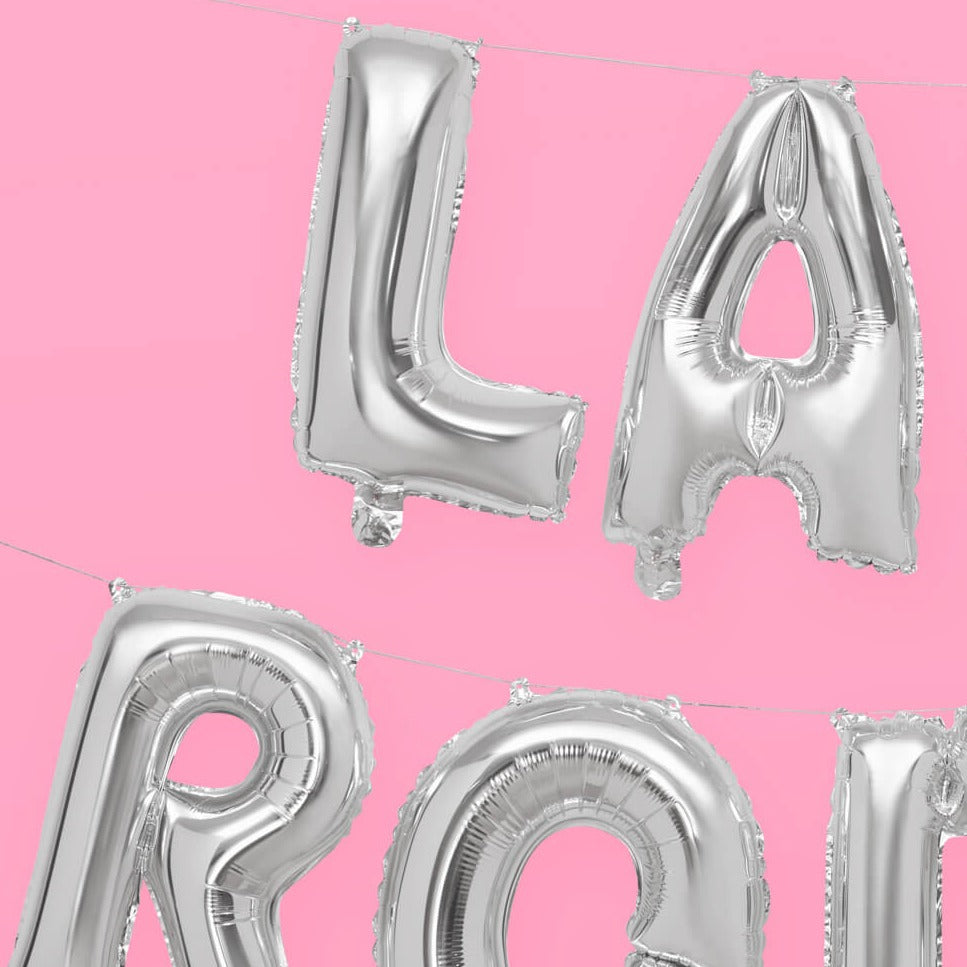 LAST RODEO BACHELORETTE BALLOON BANNER xo, Fetti Balloon Bonjour Fete - Party Supplies
