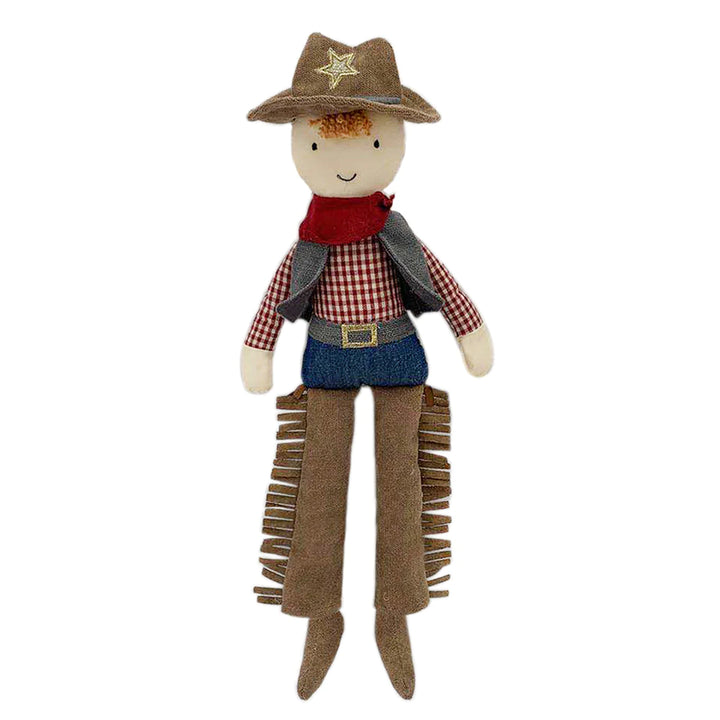COWBOY COOPER DOLL Mon Ami Dolls & Stuffed Animals Bonjour Fete - Party Supplies