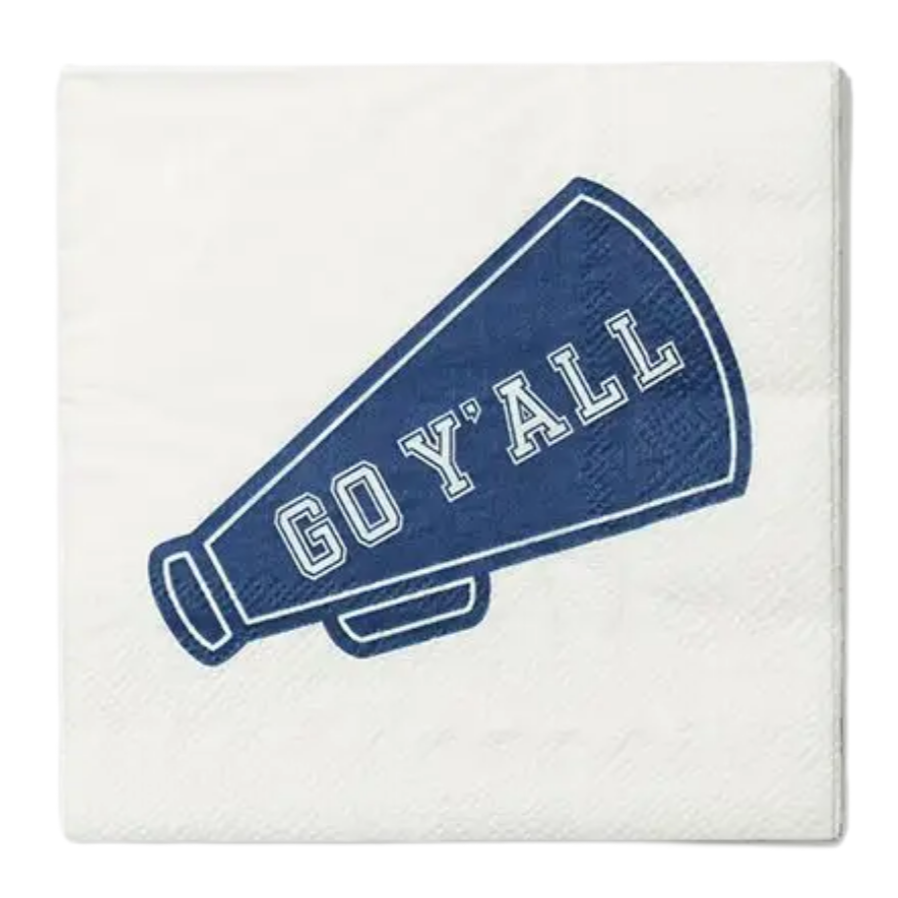 GO Y'ALL COCKTAIL NAPKINS Coterie Party Supplies Napkins Bonjour Fete - Party Supplies