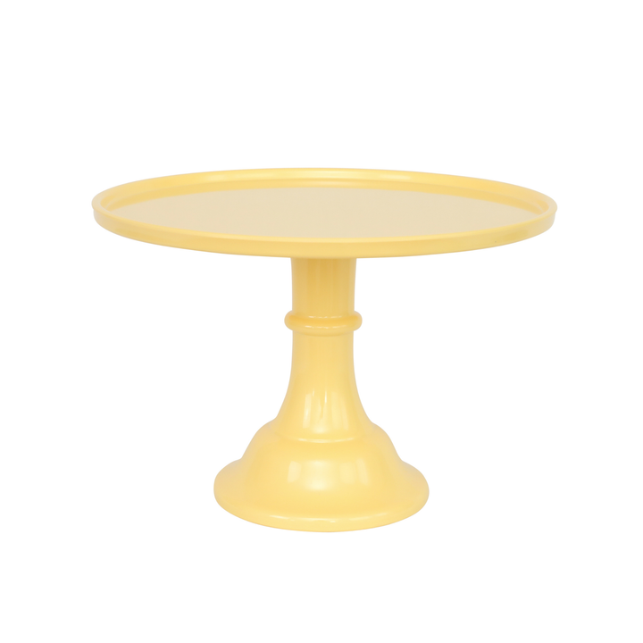 DAISY YELLOW MELAMINE CAKE STAND Joyeux Cake Stands Bonjour Fete - Party Supplies