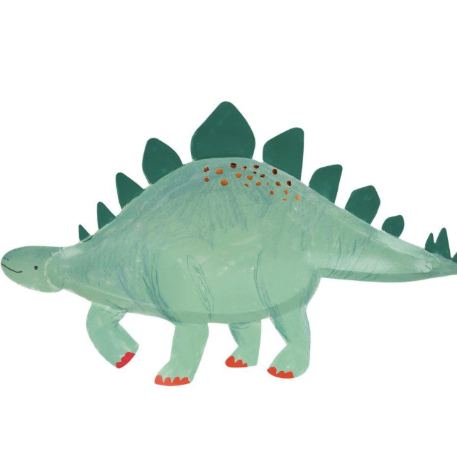 dinosaur plates stegosaurus meri meri 