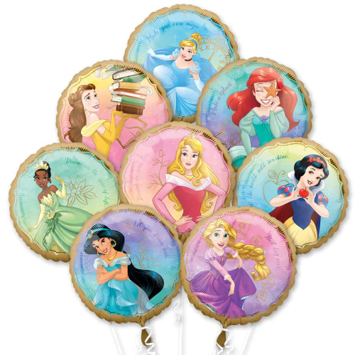 DINSEY PRINCESS ONCE UPON A TIME BALLOON BOUQUET LA Balloons Balloons Bonjour Fete - Party Supplies
