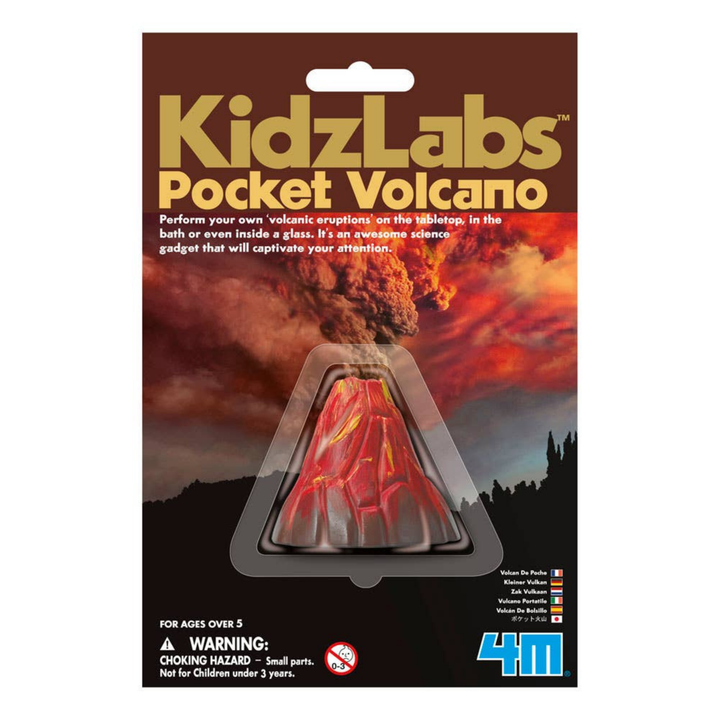 DIY CHEMISTRY EXPERIMENT - 4M KIDZLABS POCKET VOLCANO Toysmith Toy Bonjour Fete - Party Supplies